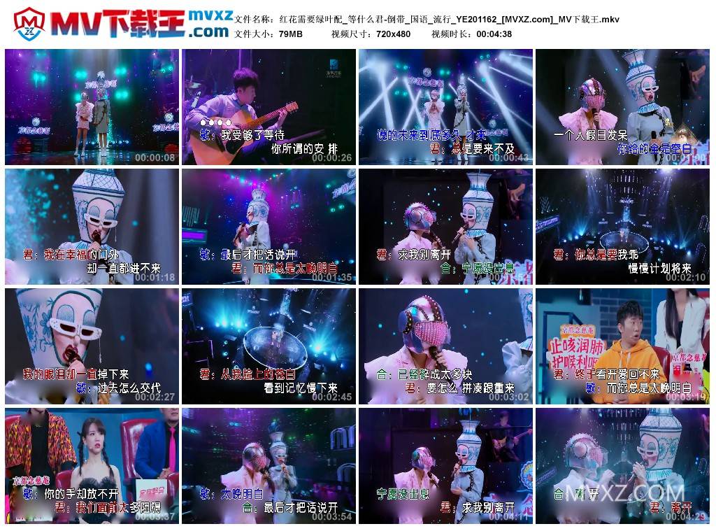 红花需要绿叶配_等什么君-倒带_国语_流行_YE201162